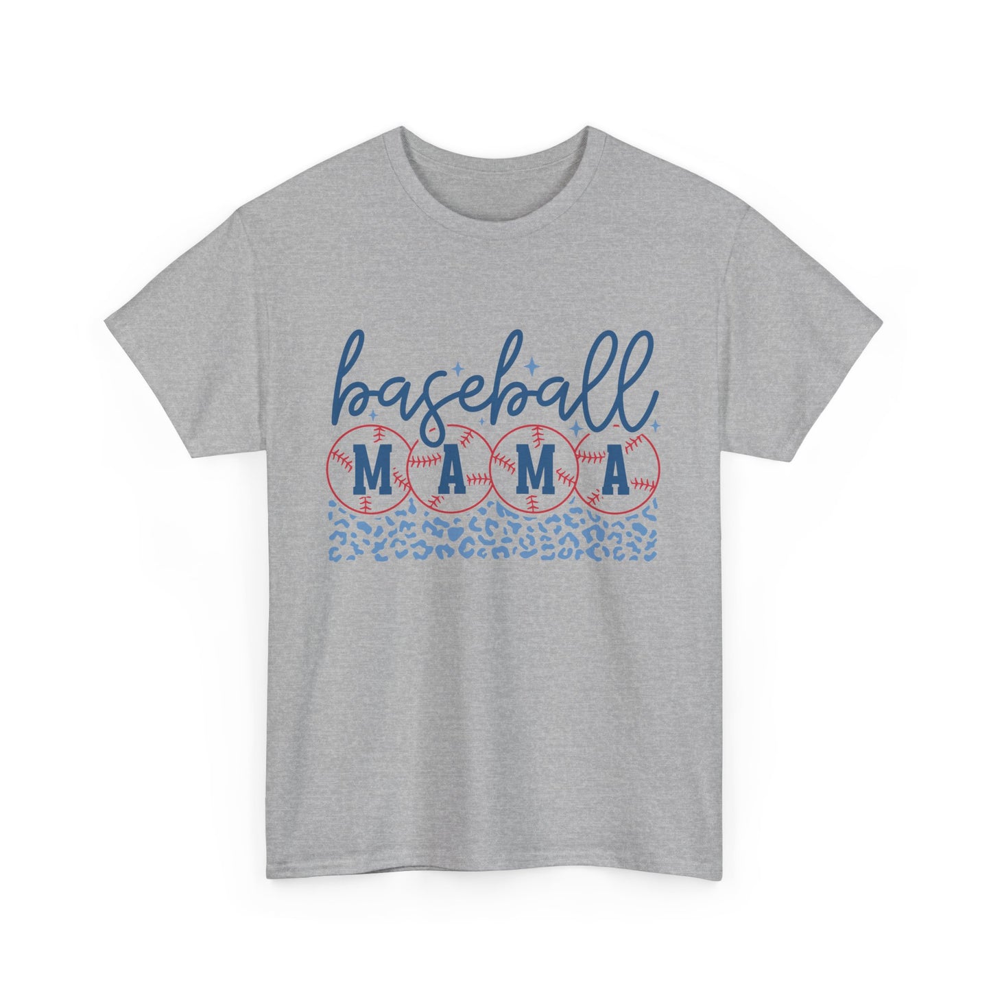 Baseball Mama Unisex Heavy Cotton Tee - Casual Comfort Wear