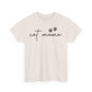 Cat Mama Unisex Heavy Cotton Tee - Casual Comfort Wear